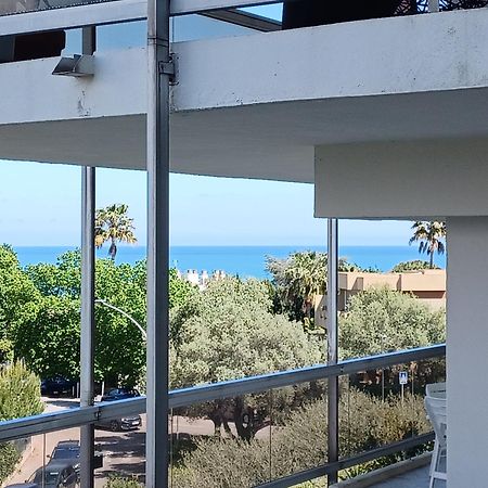 Juan Les Pins Tanit Studio Climatise Vue Sur Mer Piscine Antibes Eksteriør billede